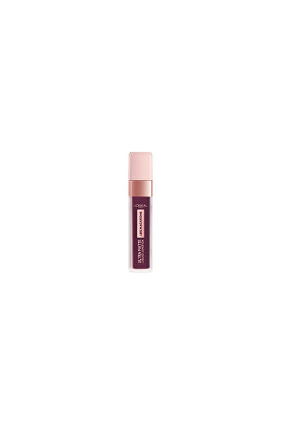 L'Oreal Paris Les Macarons Matte Liquid Lipstick, 830 Blackcurrant Crush, 7.6 ml