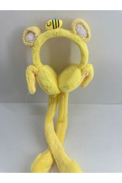 Recos ÇOCUK PELUŞ FİGÜRLÜ OYNAR KULAKLI HAREKETLİ SESLİ KIŞLIK KULAKLIK YENİ ...