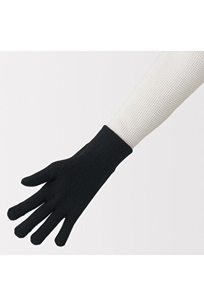 Muji Wool Blended Backside Brushed Touchscreen Gloves