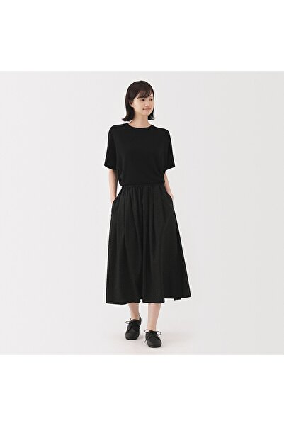 Muji Lyocell Blended Flare Skirt