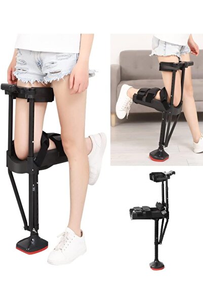 QuickStoq Koltuk değneği yürüteç,180° ayarlanabilir,ayak,eller serbest bacak desteği yürüme yardımcısı,walker