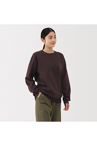 Muji Washable Milano Ribbed Crew Neck Sweater
