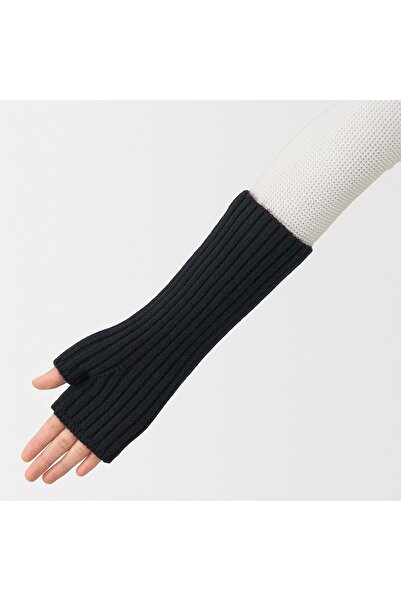 Muji Merino Wool Ribbed Arm Warmers