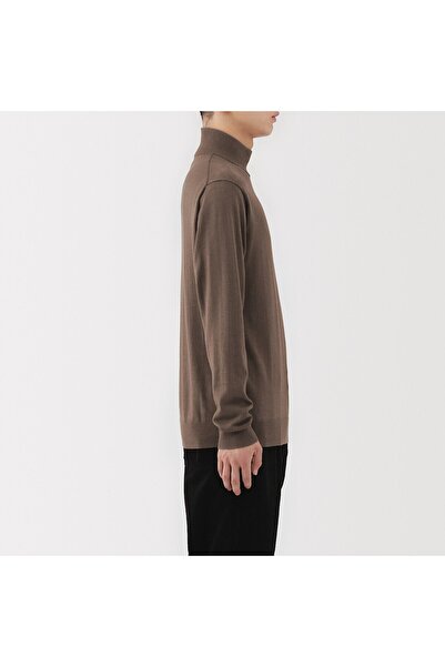 Muji Washable High-Gauge High Neck Sweater
