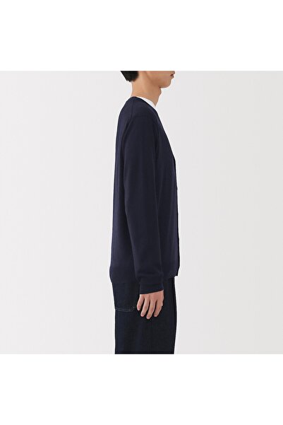 Muji Washable High-Gauge V Neck Cardigan