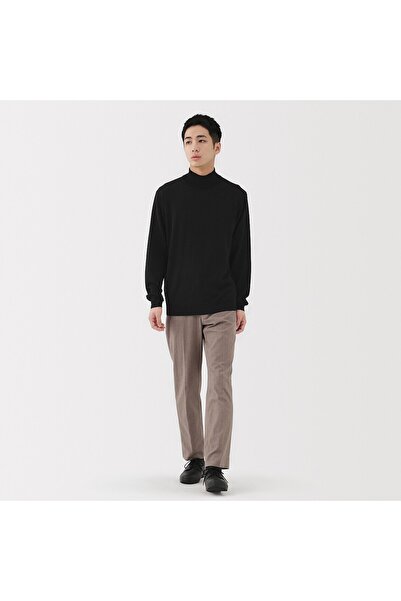 Muji Washable High-Gauge High Neck Sweater