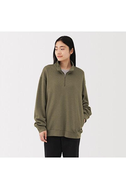 Muji Double Knitted Half Zip Pullover