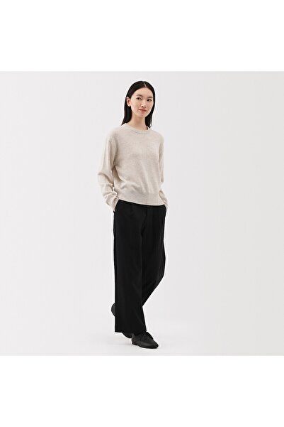 Muji Washable Mid-Gauge Crew Neck Sweater
