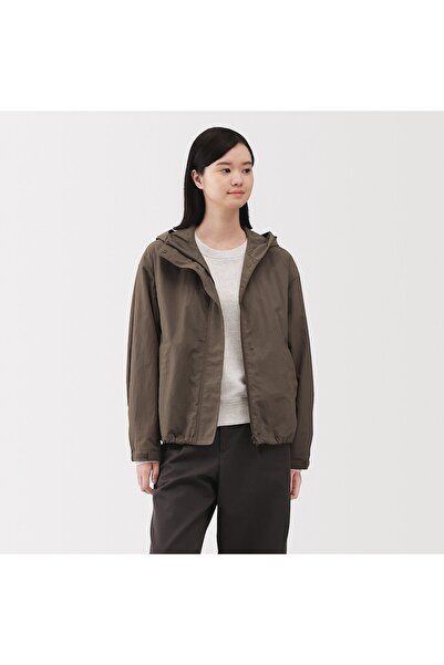 Muji Water Repellent UV Protection Pocketable Hooded Jacket