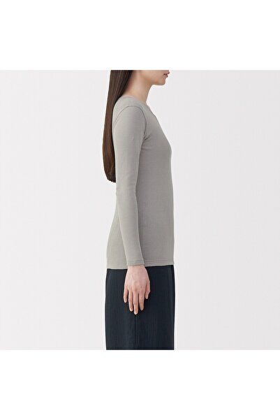 Muji Warm Cotton Long Sleeve T-Shirt