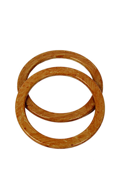 Nildenhobim Örgü Çantalar İçin Çanta Sap - Çap :12.Cm ( Ahşap Renk )