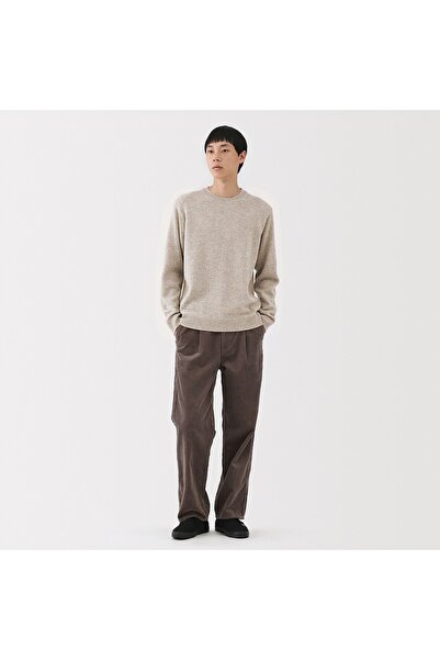 Muji Washable Mid-Gauge Crew Neck Sweater