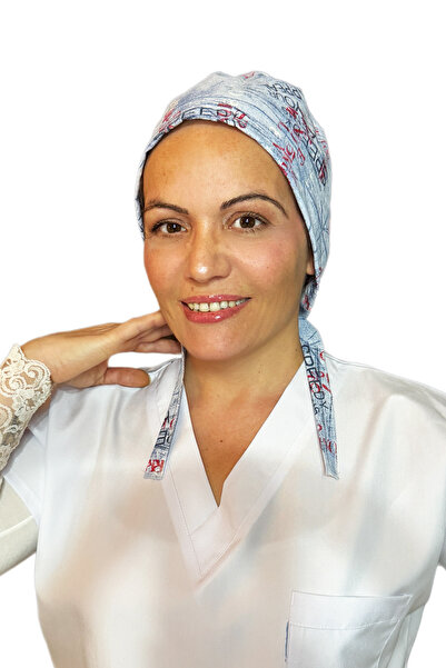 Çimen Butikk Pamuklu Poplin Cerrahi Bone Unisex ve Ayarlanabilir | Hastane ve...