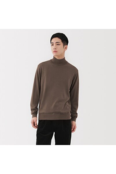 Muji Washable High-Gauge High Neck Sweater