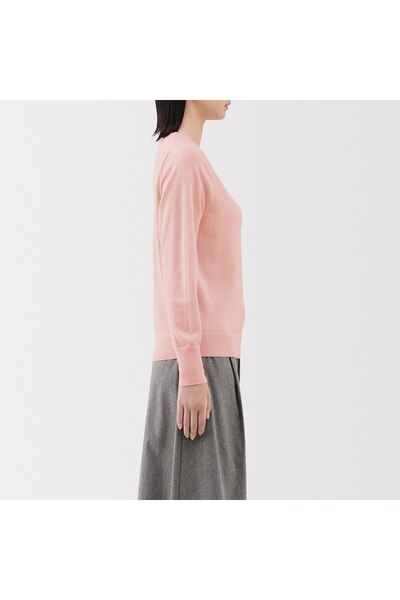 Muji Washable High-gauge Crew Neck Sweater