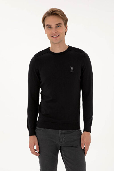 U.S. Polo Assn. Triko Kazak Si̇yah