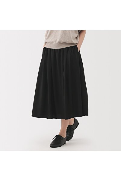 Muji Lyocell Blended Flare Skirt