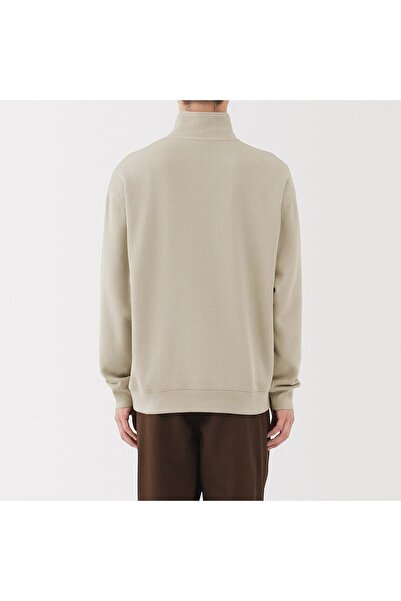 Muji Double Knitted Half Zip Pullover