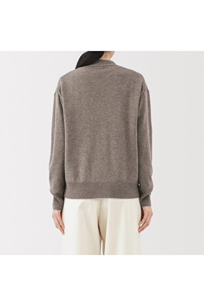 Muji Washable Mid-Gauge V Neck Cardigan