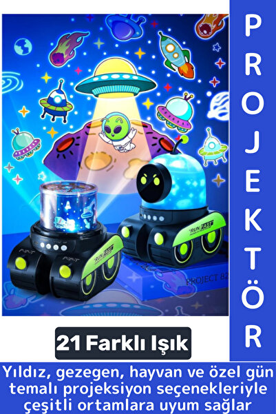 Wintoup Dekoratif Gezegen Hayvan Özel Gün 21 Farklı 3D Film Çocuk Bebek Odası...