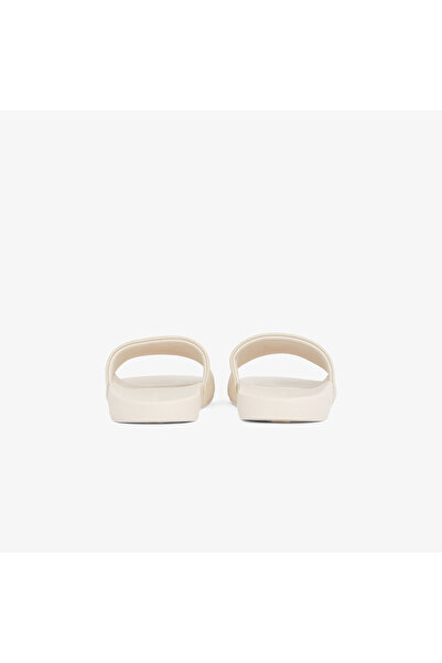 Calvin Klein Slide Monogram Hardware Kadın Bej Terlik
