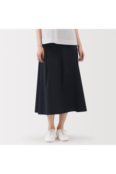 Muji Quick Dry Broadcloth Flare Skirt