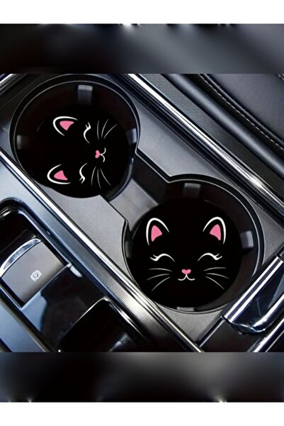 Clear Pink Araç İçi Bardak Altlığı 2 adet