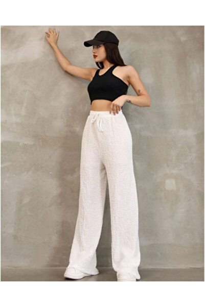 Hugglii Bubble Gofre Kadın Pantolon