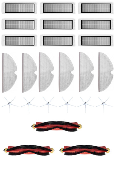 Rovexa Kit de viață de 9 luni compatibil cu Roborock S6/S6 Pure