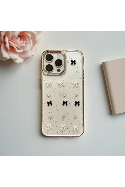 HYPERSOFT Iphone 11 (6.1 inç) Uyumlu Simli Kabartma Figürlü Parlak Epoksi Lux...