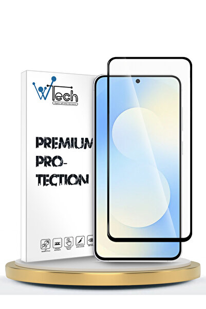 Wtech سامسونج جالكسي S25 FE 5G 2025 سلسلة E2E غطاء كامل من الزجاج المقوى الشف...