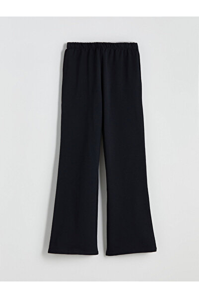 LC Waikiki Μαύρο κολάν για κορίτσια με ελαστική μέση