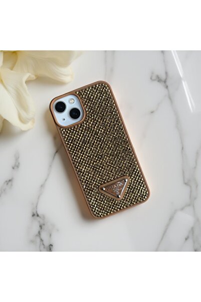 HYPERSOFT Iphone 13 Mini (5.4 inç) Uyumlu Parlak Pırlanta Taşlı Elmas Pullu P...