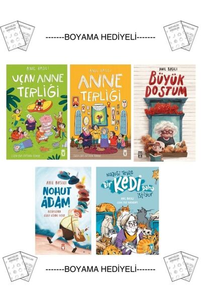 Timaş Çocuk Boyamalı Uçan Anne Terliği Büyük Dostum Nohut Adam Nazoşi Teyze B...