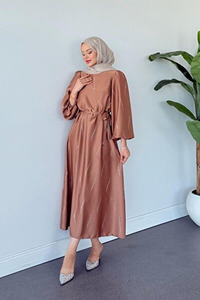 Şulemoda Giyim فستان ملكي لون الجمل