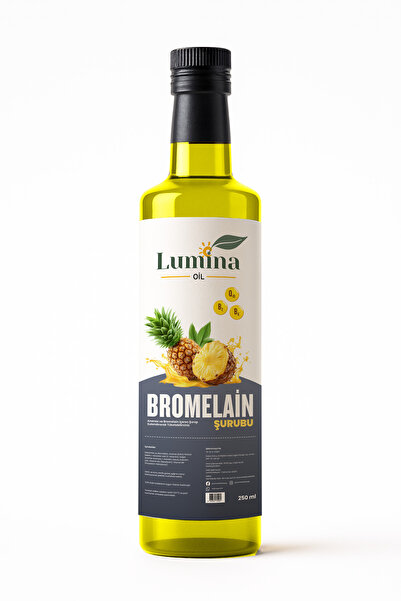 LUMİNAOİL Bromelain Ananas İçeren Detox Şurubu 250 ML