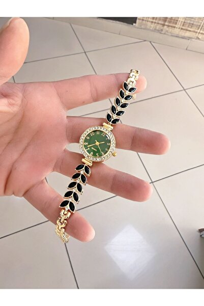 LOOQ Vintage Stone Patterned Women's Wristwatch