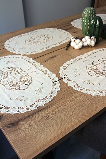 DDHOME 2' American Service Supla Lace Embroidery Appearance 30X45 cm