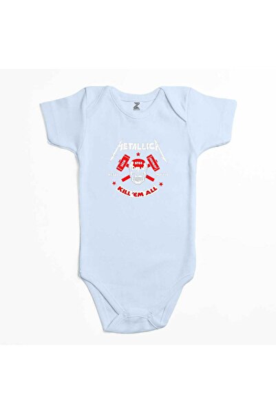 CrowsGate بدلة ميتاليكا كيل إم أول للأطفال باللون الأزرق