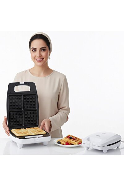 Nova Waffle Maker | Electric Non-Stick Waffle Iron with Adjustable Temperature Control | Cool Touch