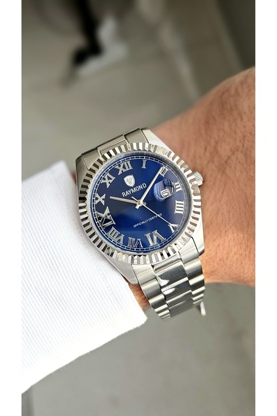 Raymond Rym-611821 Men's Wristwatch - New Season - Quartz - Stainless Steel - Guaranteed - Original