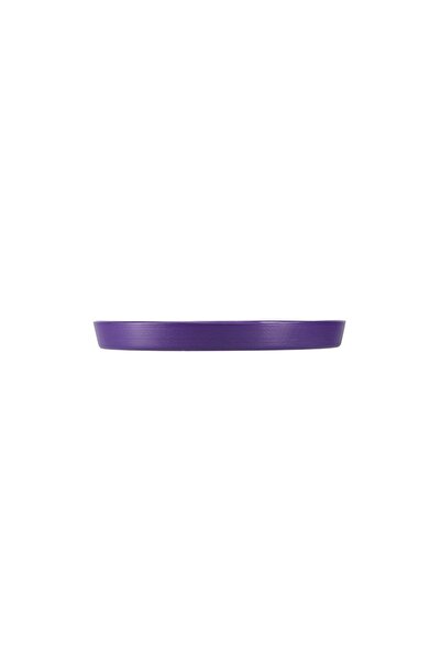 Porland Funky Glass Plate Purple 21cm
