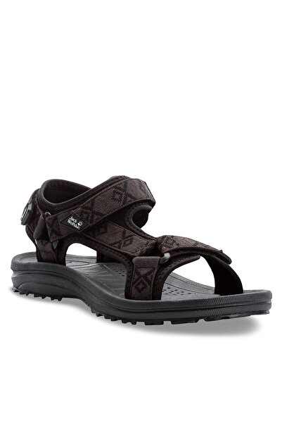 Jack Wolfskin Γυναικεία Σανδάλια Μαύρα JACK WOLFSKIN-4050291_6000 WAVE BREAKE...