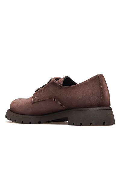 Mammamia Women's Genuine Leather Casual Daily Shoes 25K D25Ka-860 Z Mink Nubuck