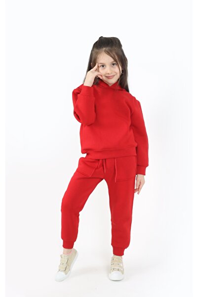 Ahsenimbebe Девически дебел спортен екип с качулка