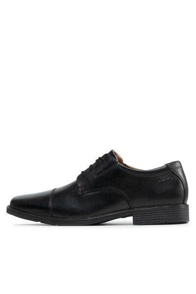 CLARKS Ανδρικά μαύρα μισά μποτάκια Tilden Cap