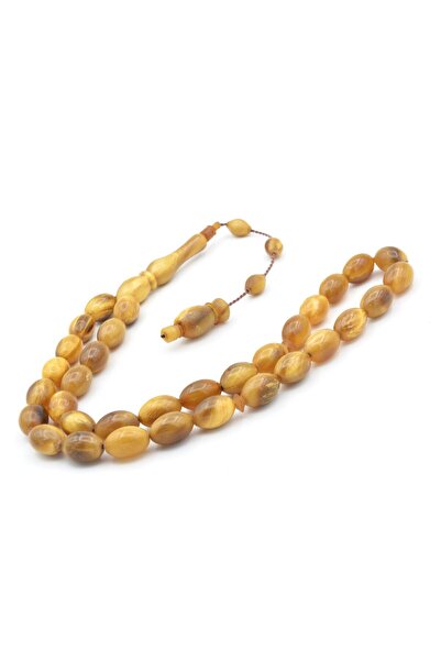 Murty99 Handcrafted Large Size Barley Cut Gazelle Horn Prayer Beads with System 013