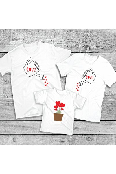 CrisPrint Set de 3 tricouri personalizate pentru tată, mamă și copil