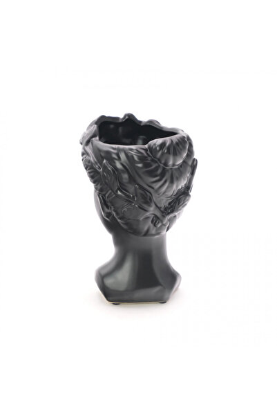 velve Venus Adonis Vase, Black, 20 cm, 20