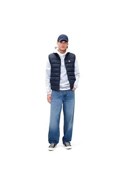 GAP 790584001 V-Frch Logo Ltwt Puffer Vest Erkek Yelek